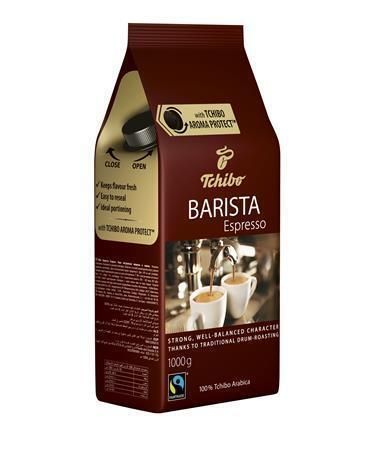 Káva Barista Espresso, pražená, zrnková, 1000 g, TCHIBO