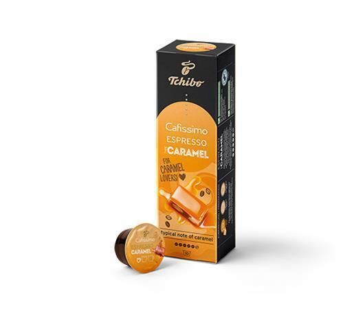 Kávové kapsle Cafissimo Espresso Caramel, 10 ks, TCHIBO ,balení 10 ks