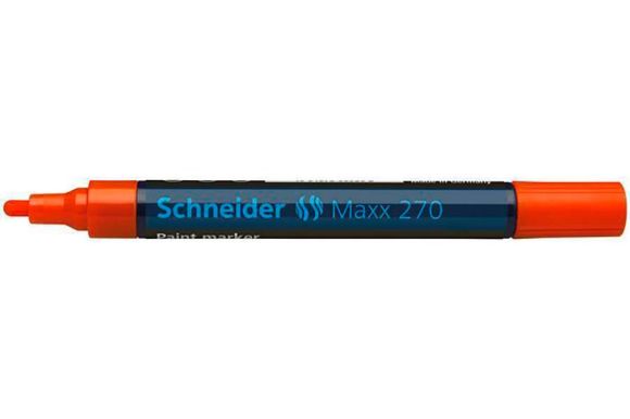 Permanentní lakový popisovač Maxx 270, oranžová, 1-3mm, SCHNEIDER