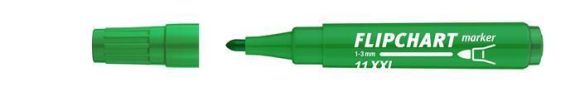 Popisovač na flipchart Artip 11 XXL, zelená, 1-3mm, kuželový hrot, ICO