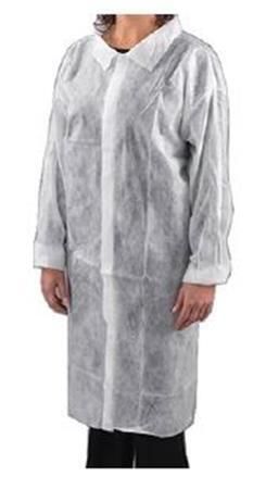 Plášť se suchými zipy, bílá, velikost XL, jednorázový, PP, 10 ks/balení, 1212-20-XL T ,balení 10 ks Plášť se suchými zipy, bílá, velikost XL, jednorázový, PP, 10 ks/balení, 1212-20-XL T ,balení 10 ks