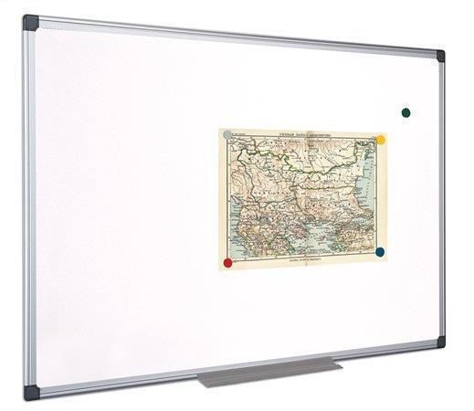 Bílá magnetická tabule, 45x60cm, hliníkový rám, VICTORIA