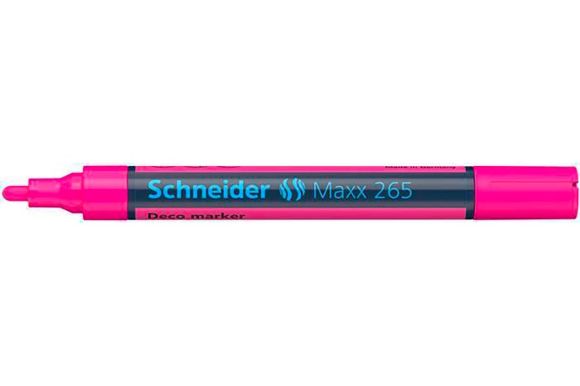 Křídový popisovač Maxx 265, růžová, 2-3mm, tekutý, SCHNEIDER