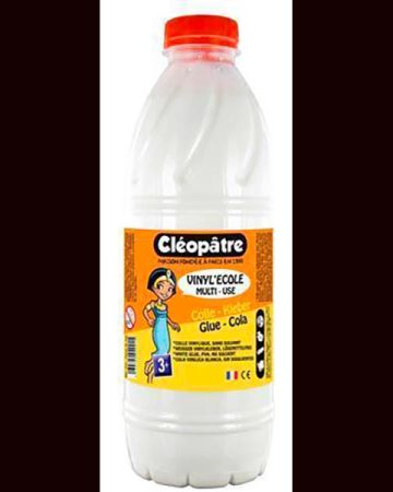 Bílé PVA lepidlo VINYL\'ECOLE 1 kg, CLEOPATRE