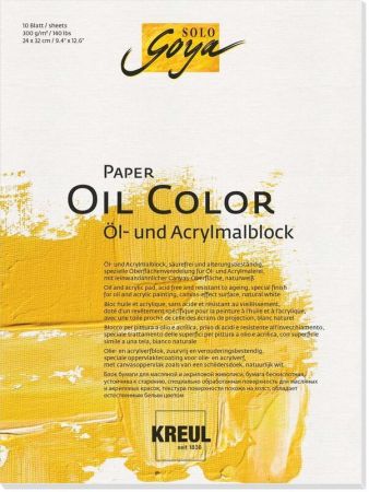 Skicák na olejomalbu, 24 x 32, 300g, 10 listů, KREUL ,balení 10 ks Skicák na olejomalbu, 24 x 32, 300g, 10 listů, KREUL ,balení 10 ks