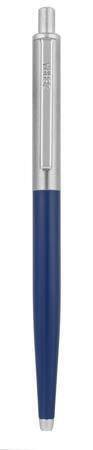 83742 Kuličkové pero 901, modrá, 0,24 mm, stříbrný klip, kovové, modré tělo, ZEBRA