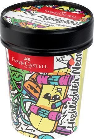 Zvýrazňovač Textliner 46, 10 různých barev, 1-5 mm, v kelímku, FABER-CASTELL 254695 Zvýrazňovač Textliner 46, 10 různých barev, 1-5 mm, v kelímku, FABER-CASTELL 254695