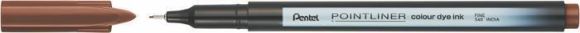 Liner Pointliner, ořechově hnědá, 0,4 mm, PENTEL S40-E