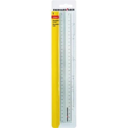 Pravítko, hliník, 30 cm, EBERHARD-FABER E570009