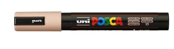 Akrylový popisovač Posca PC-5M, pudrově růžová, 1,8-2,5 mm, UNI 305193000