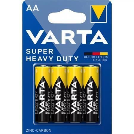 Baterie Super Heavy Duty, AA, 4 ks, VARTA 2006101414 Baterie Super Heavy Duty, AA, 4 ks, VARTA 2006101414