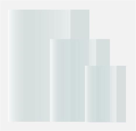 Obal na sešit, transparentní, A4, PVC, 10 ks/balení, MIRA OFFICE 13428 ,balení 10 ks