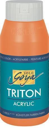 Akrylová barva TRITON SOLO GOYA, meruňková, 750 ml, KREUL