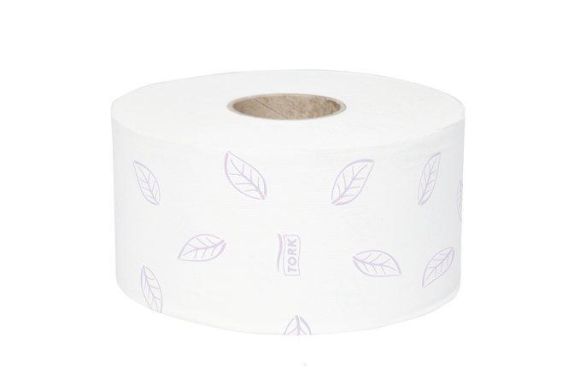 110255 Toaletní papír Premium mini jumbo, extra bílá, T2 systém, 3-vrstvý, 19 cm průměr, TORK