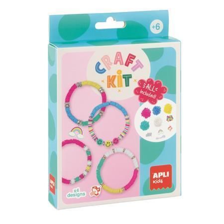 Kreativní sada na výrobu náramků Craft Kit, korálky, APLI Kids 20570 Kreativní sada na výrobu náramků Craft Kit, korálky, APLI Kids 20570