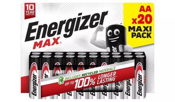 Baterie Max, AA, 20 ks, ENERGIZER 7638900437874 ,balení 20 ks