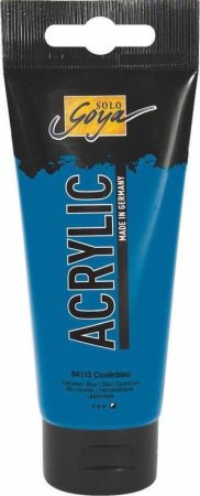 Akrylová barva SOLO GOYA, Cerulean Blue, 100 ml v tubě, KREUL