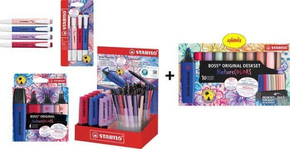 Displej + zvýrazňovače Wildflower, mix, sada, STABILO TSTBTS04 ,balení 56 ks Displej + zvýrazňovače Wildflower, mix, sada, STABILO TSTBTS04 ,balení 56 ks