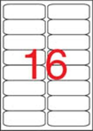 Etiketa, ILC, 99,1 x 34 mm, zaoblené rohy, 1600 ks/bal., APLI 02418 ,balení 100 ks