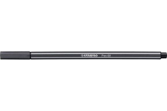 Fix, 1 mm, STABILO Pen 68, černo šedá