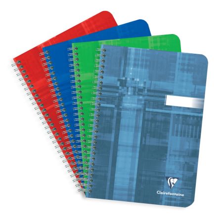 Blok kroužkový Clairefontaine Metric A5 - čtvereček / 50 listů / mix barev