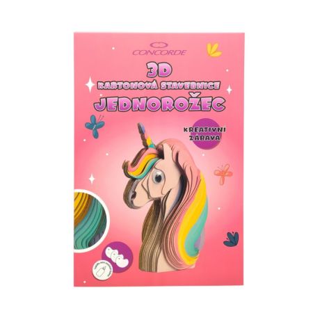 Stavebnice kartonová 3D Concorde - Jednorožec Stavebnice kartonová 3D Concorde - Jednorožec