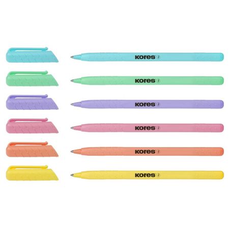 Kuličkové pero Kores K0 - pastelový mix Kuličkové pero Kores K0 - pastelový mix