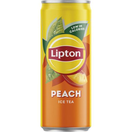 Ledový čaj Lipton Ice Tea Peach 0,33 l / plech Ledový čaj Lipton Ice Tea Peach 0,33 l / plech