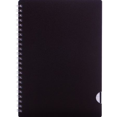 Blok BOBO Plastic s boční spirálou - A5 / linka