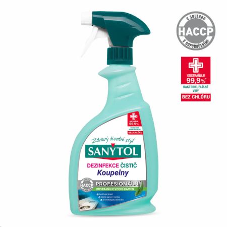 Sanytol Professional dezinfekce koupelen - 750 ml s rozprašovačem Sanytol Professional dezinfekce koupelen - 750 ml s rozprašovačem