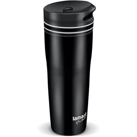 Termohrnek LAMART - černo-bílá / 360 ml Termohrnek LAMART - černo-bílá / 360 ml