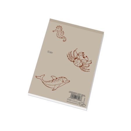 Blok šitý recyklovaný - A6 / linka