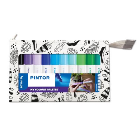 Popisovač Pilot Pintor MY PALETTE / sada 10 ks / studené odstíny Popisovač Pilot Pintor MY PALETTE / sada 10 ks / studené odstíny