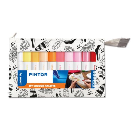 Popisovač Pilot Pintor MY PALETTE / sada 10 ks / teplé odstíny Popisovač Pilot Pintor MY PALETTE / sada 10 ks / teplé odstíny