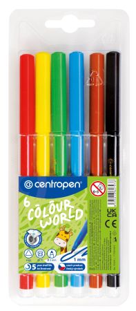 Popisovače Centropen 7550/6 - sada 6 ks Popisovače Centropen 7550/6 - sada 6 ks