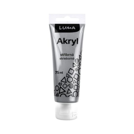 Akrylová barva LUMA - METAL / 75 ml / stříbrná Akrylová barva LUMA - METAL / 75 ml / stříbrná