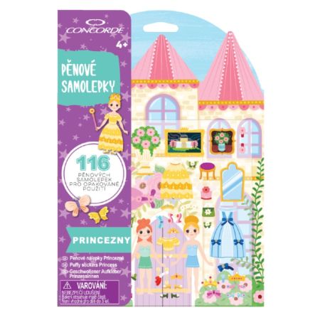 Samolepky pěnové CONCORDE - Princezny Samolepky pěnové CONCORDE - Princezny