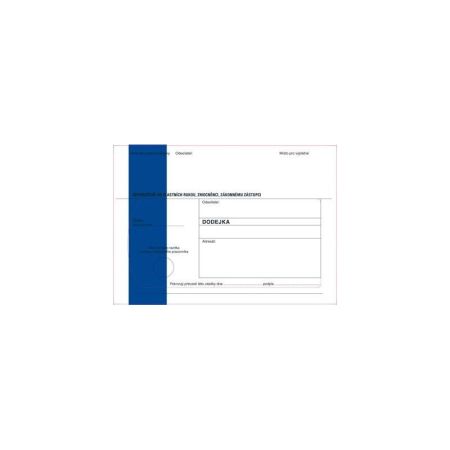 Obálky B6 s dodejkou samopropisovací - s modrým pruhem / 1000 ks Obálky B6 s dodejkou samopropisovací - s modrým pruhem / 1000 ks