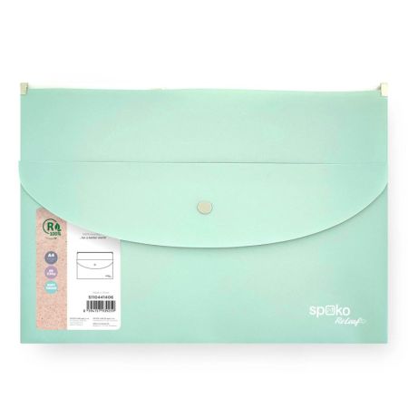 Spisové desky se zipemSpoko ReLeaf Soft touch - A4+ / mentolová Spisové desky se zipemSpoko ReLeaf Soft touch - A4+ / mentolová
