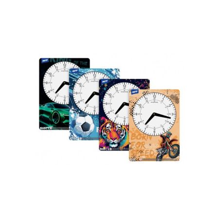 Školní hodiny A4 - mix kluci