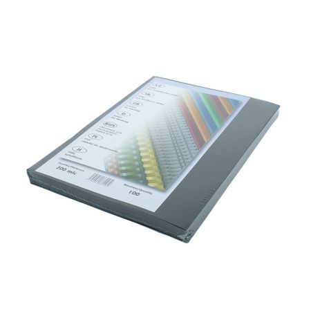 Desky pro kroužkovou vazbu přední strana - A4 / kouřová / 100 ks Desky pro kroužkovou vazbu přední strana - A4 / kouřová / 100 ks