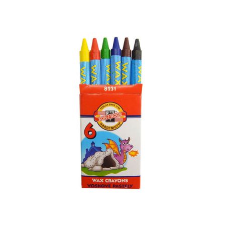 Pastelky voskové - 6 barev