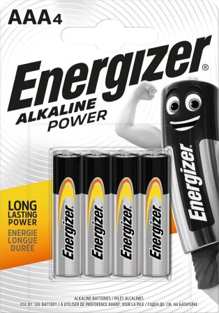 Baterie Energizer alkalické - baterie mikrotužka AAA / 4 ks Baterie Energizer alkalické - baterie mikrotužka AAA / 4 ks