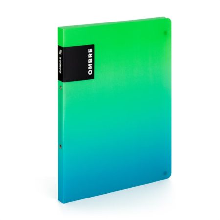 Desky A4 kroužkové OMBRE - 2 kroužek / zelená