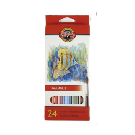 Pastelky Koh-i-noor Aquarel školní / 24ks Pastelky Koh-i-noor Aquarel školní / 24ks