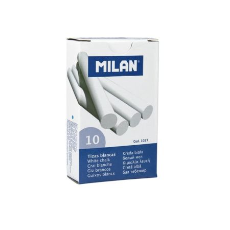 Křídy školní Milan - bílé / 10 ks