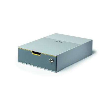 Zásuvkový box VARICOLOR® SAFE - 1 zásuvka + zámek / šedá Zásuvkový box VARICOLOR® SAFE - 1 zásuvka + zámek / šedá