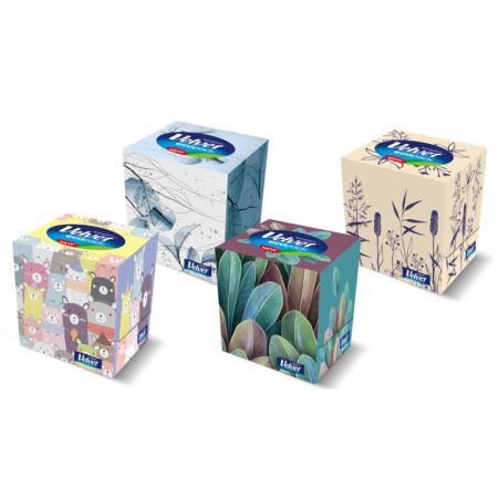 Kapesníčky papírové Velvet Cube - třívrstvé / 56 ks Kapesníčky papírové Velvet Cube - třívrstvé / 56 ks
