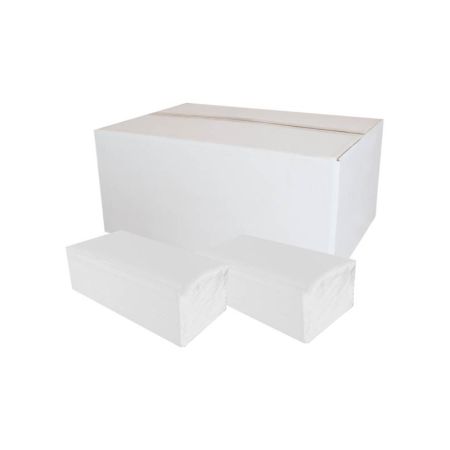 Papírové ručníky skládané Z-Z PrimaSOFT bílé / 2-vrstvé / 150 ks