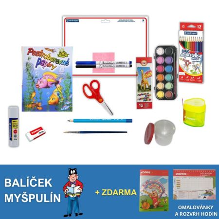 Balíček pro prvňáčky - Myšpulín Balíček pro prvňáčky - Myšpulín